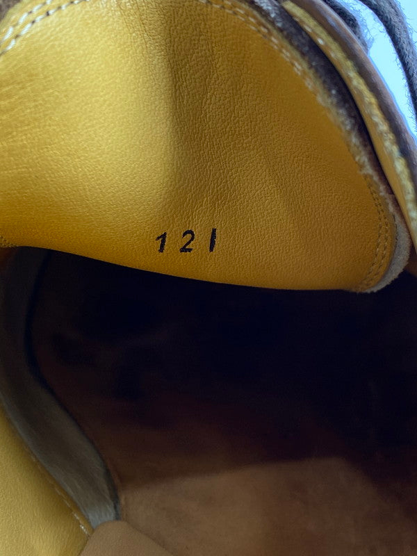 【中古品】【メンズ】 UNION IMPERIAL ユニオンインペリアル LEATHER SHOES U1521 ボックスカーフ クォーターブローグ シューズ 靴 164-240528-ab-02-min サイズ：7 カラー：ブラウン 万代Net店