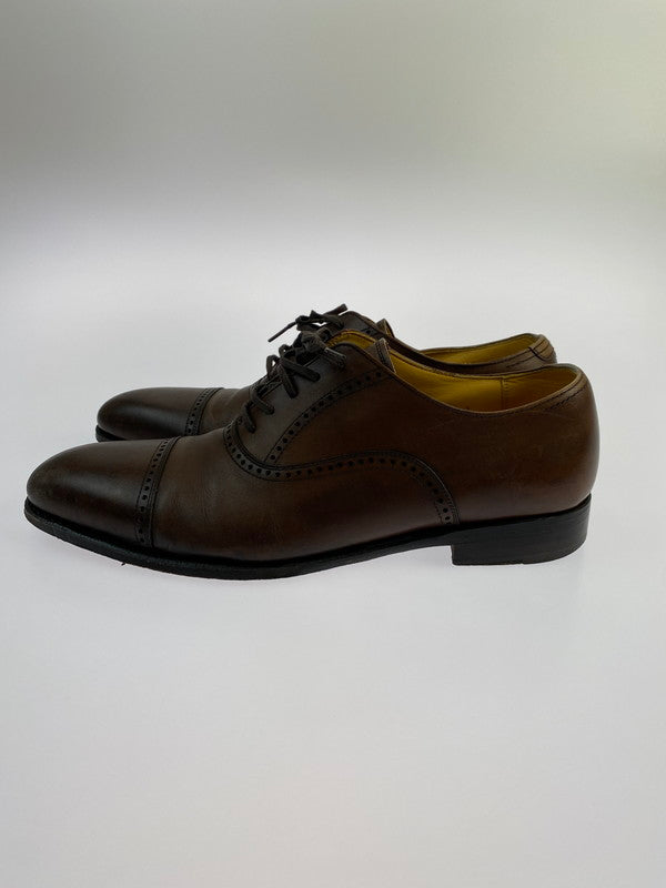 【中古品】【メンズ】  UNION IMPERIAL ユニオンインペリアル LEATHER SHOES U1521 ボックスカーフ クォーターブローグ シューズ 靴 164-240528-ab-02-min サイズ：7 カラー：ブラウン 万代Net店