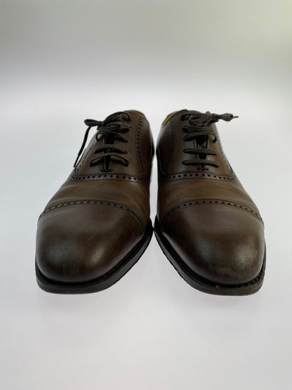 【中古品】【メンズ】  UNION IMPERIAL ユニオンインペリアル LEATHER SHOES U1521 ボックスカーフ クォーターブローグ シューズ 靴 164-240528-ab-02-min サイズ：7 カラー：ブラウン 万代Net店