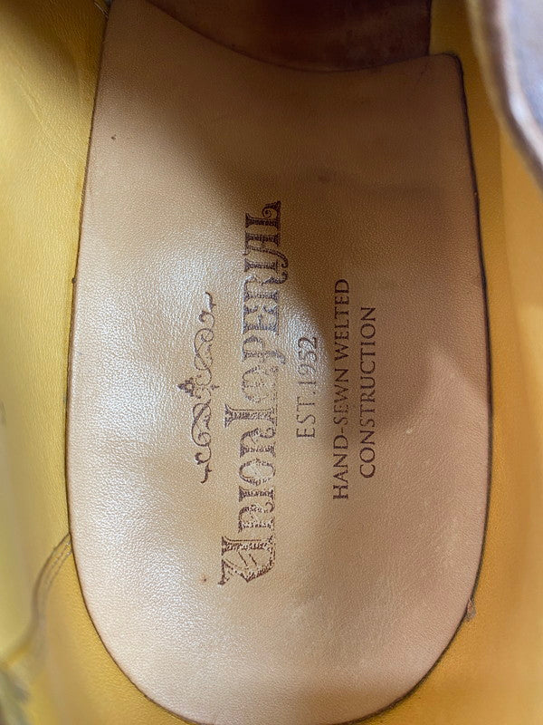 【中古品】【メンズ】 UNION IMPERIAL ユニオンインペリアル LEATHER SHOES U1521 ボックスカーフ クォーターブローグ シューズ 靴 164-240528-ab-02-min サイズ：7 カラー：ブラウン 万代Net店