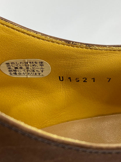 【中古品】【メンズ】 UNION IMPERIAL ユニオンインペリアル LEATHER SHOES U1521 ボックスカーフ クォーターブローグ シューズ 靴 164-240528-ab-02-min サイズ：7 カラー：ブラウン 万代Net店