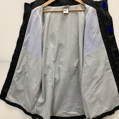 【中古品】【メンズ】 adidas アディダス ナイロンジャケット ブルゾン アウター ブランド 古着 146-250302-gm-29-fuz サイズ：US XL カラー：ブルー ブラック 万代Net店