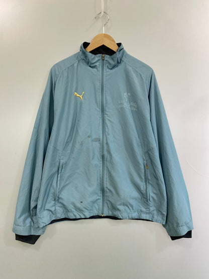 【現状渡し品】【メンズ】 PUMA プーマ NYLON JACKET ナイロンジャケット 146-260408-zi-07-min サイズ：M カラー：ライトブルー 万代Net店