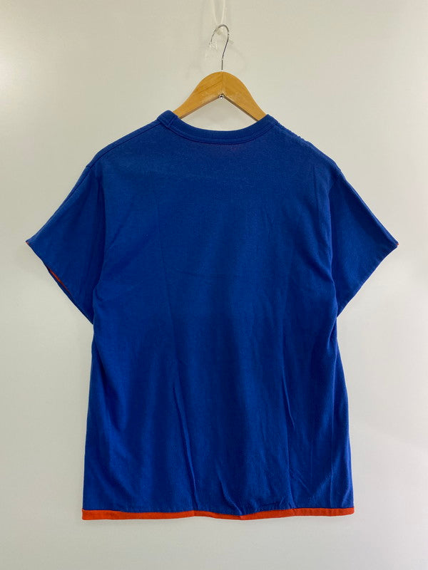 【中古品】【メンズ】  90S COLLEGIATE REVERSIBLE TEE 半袖 Tシャツ ティーシャツ リバーシブル 146-240630-as-28-min カラー：ブルー/オレンジ 万代Net店