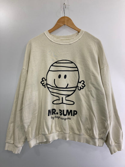 【中古品】【メンズ】  DISCOVERED 24SS MISTER BUMP DC-SS24-MLCU-03 ディスカバード ミスターバンプ スウェットシャツ ダメージ加工 トレーナー トップス 140-240603-yn-33-min サイズ：3 カラー：ホワイト 万代Net店