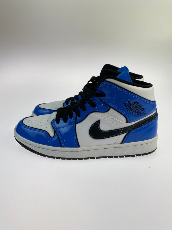 【中古品】【メンズ】 NIKE ナイキ DD6834-402 AIR JORDAN 1 MID SE"SIGNAL BLUE" エアジョーダン 1 ミッド スニーカー シューズ 靴 160-240601-me-19-min サイズ：27.5cm カラー：SIGNAL BLUE/BLACK-WHITE 万代Net店