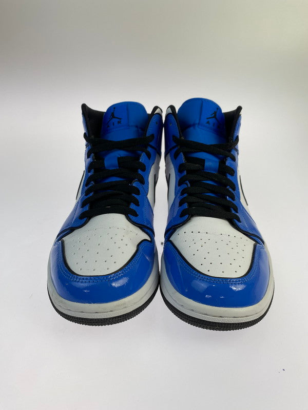 【中古品】【メンズ】 NIKE ナイキ DD6834-402 AIR JORDAN 1 MID SE"SIGNAL BLUE" エアジョーダン 1 ミッド スニーカー シューズ 靴 160-240601-me-19-min サイズ：27.5cm カラー：SIGNAL BLUE/BLACK-WHITE 万代Net店