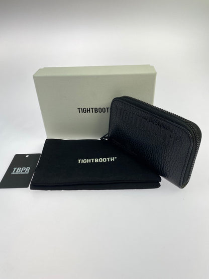 【中古品】【メンズ】  TIGHTBOOTH タイトブース FW23-A09 23AW LEATHER ZIP AROUND WALLET レザー ジップ アラウンド ウォレット ミニ財布 カード入れ 200-240628-me-07-min カラー：ブラック 万代Net店