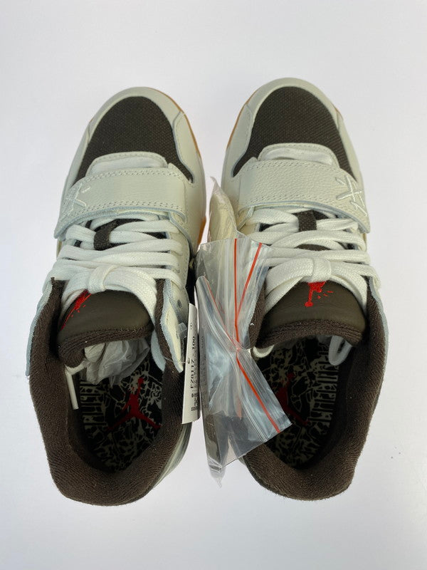 【中古美品】【メンズ】 NIKE ナイキ TRAVIS SCOTT FZ8117-100 JORDAN JUMPMAN JACK TR スニーカー シューズ 靴 160-240604-ab-7-min サイズ：25cm カラー：SAIL/MUSLIN-DARK MOCHA 万代Net店