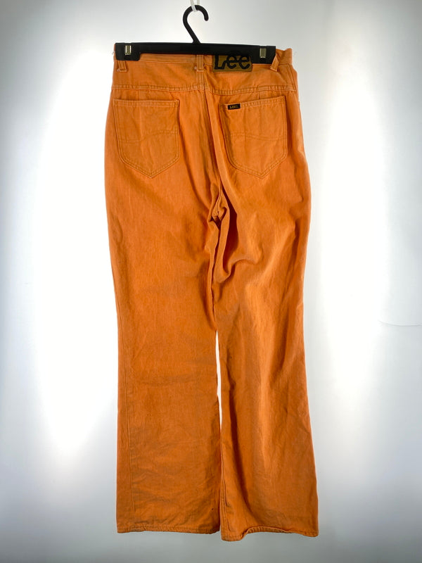 【中古品】【メンズ】 LEE リー 42TALON USA製 カラーパンツ ボトムス 157-260523-zi-47-min カラー：オレンジ 万代Net店