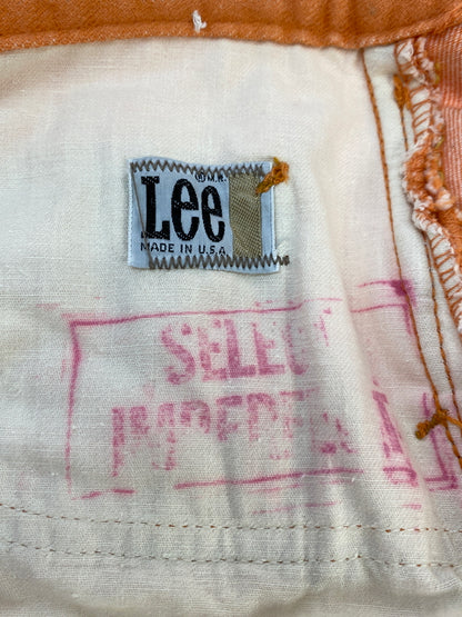 【中古品】【メンズ】 LEE リー 42TALON USA製 カラーパンツ ボトムス 157-260523-zi-47-min カラー：オレンジ 万代Net店