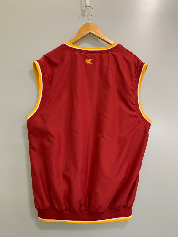 【中古品】【メンズ】 COLOSSEUM ATHLETICS コロシアム・アスレチックス 90S GAME TOP ゲームトップ Vネック プルオーバー ナイロンベスト 146-260615-kt-17-min サイズ：L カラー：レッド系 万代Net店