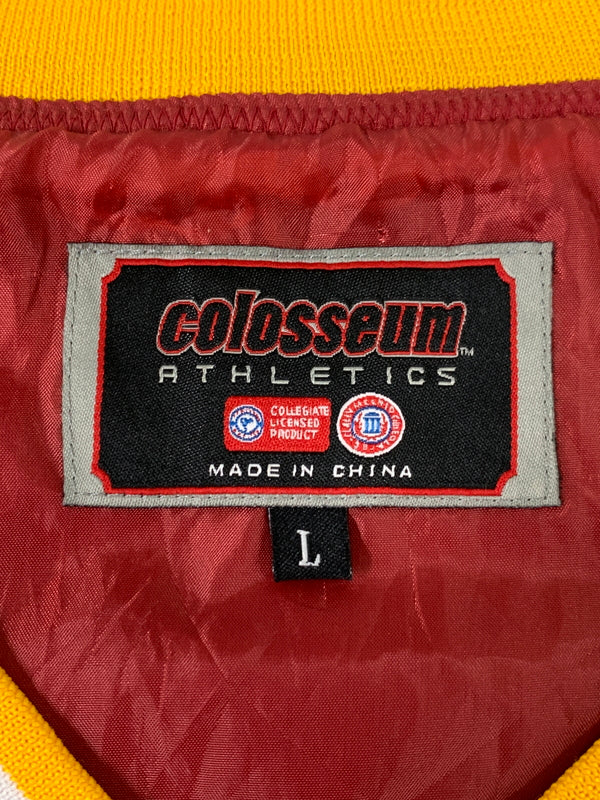 【中古品】【メンズ】 COLOSSEUM ATHLETICS コロシアム・アスレチックス 90S GAME TOP ゲームトップ Vネック プルオーバー ナイロンベスト 146-260615-kt-17-min サイズ：L カラー：レッド系 万代Net店