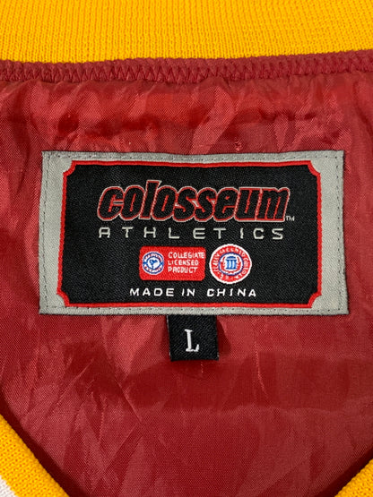 【中古品】【メンズ】 COLOSSEUM ATHLETICS コロシアム・アスレチックス 90S GAME TOP ゲームトップ Vネック プルオーバー ナイロンベスト 146-260615-kt-17-min サイズ：L カラー：レッド系 万代Net店
