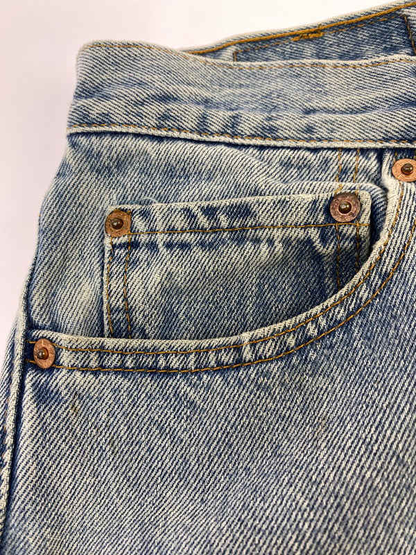 【中古品】【メンズ】 Levi's リーバイス 刻印532 90S 501DENIM PANTS デニムパンツ ボトムス 157-240607-jt-03-min サイズ：W33 カラー：ライトインディゴ 万代Net店