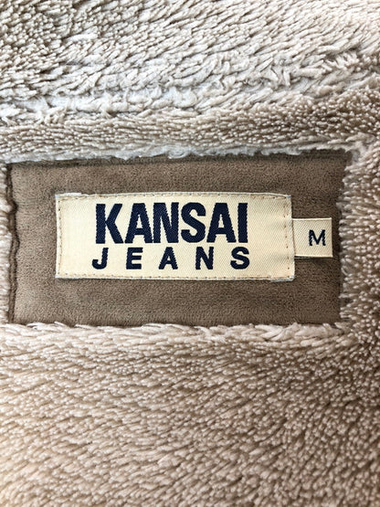【現状渡し品】【メンズ】 KANSAI JEANS カンサイジーンズ NPF590 LS MOUTON JACKET マウンテンジャケット 146-260423-zi-11-min サイズ：M カラー：ブラウン 万代Net店