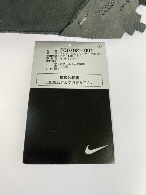 【中古美品】【メンズ】 NIKE SB ナイキエスビー ZOOM BLAZER MID QS FQ0792-001 ブレーザー ミッド スニーカー 靴 160-240605-yn-16-min サイズ：27.0cm US9 カラー：ANTHRACITE/DARK SMOKE GREY 万代Net店