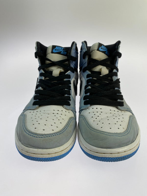 【中古品】【メンズ】 NIKE ナイキ AIR JORDAN 1 RETRO HIGH OG 555088-134 エア ジョーダン 1 レトロ ハイ オリジナル スニーカー 靴 160-240608-yn-02-min サイズ：27.0cm US9 カラー：ホワイト/ライトブルー 万代Net店