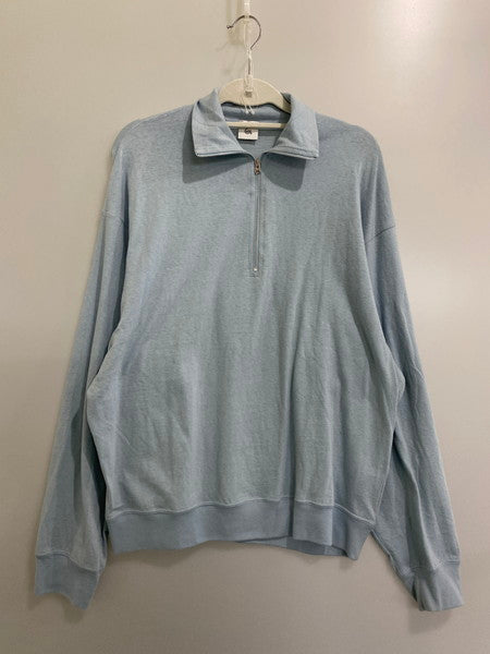 【中古品】【レディース】 6 ROKU BEAUTY&YOUTH × AMERI HALF ZIP PULLOVER ロク ビューティアンドユース アメリ ハーフジップ プルオーバー 長袖 トップス 170-241121-yn-08-min カラー：ライトブルー 万代Net店