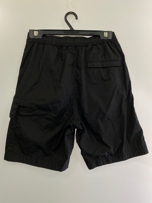 【中古美品】【メンズ】 STONE ISLAND ストーンアイランド STONE ISLAND 24SS PARACADUTE CARGO SHORTS パラカデューテ カーゴ ショート パンツ 8015L1803 152-240617-cn-20-min サイズ：29 カラー：ブラック 万代Net店