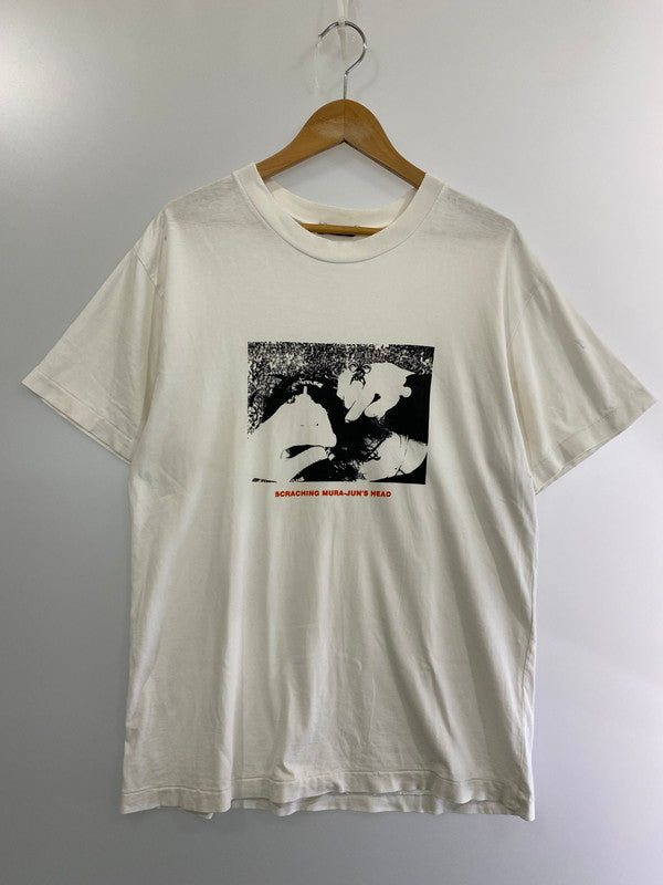 【中古品】【メンズ】 MILKBOY ミルクボーイ OLD MILKBOY SKRACHING MURA-JUN'S HEAD TEE スクラッチング Tシャツ 村上淳 ムラジュン 146-240617-cn-16-min カラー：ホワイト系 万代Net店