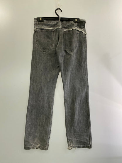 【中古品】【メンズ】  Y'S DENIM PANTS MX-P13-007 ワイズ デニムパンツ ボトムス 151-240624-yn-09-min サイズ：3 カラー：グレー 万代Net店