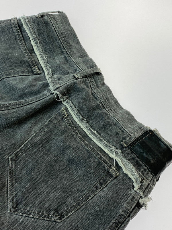 【中古品】【メンズ】  Y'S DENIM PANTS MX-P13-007 ワイズ デニムパンツ ボトムス 151-240624-yn-09-min サイズ：3 カラー：グレー 万代Net店