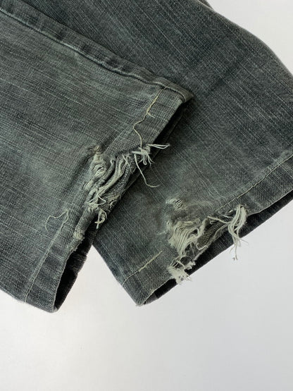 【中古品】【メンズ】  Y'S DENIM PANTS MX-P13-007 ワイズ デニムパンツ ボトムス 151-240624-yn-09-min サイズ：3 カラー：グレー 万代Net店