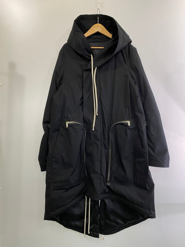 【中古美品】【メンズ】 Rick Owens リックオウエンス 22AW BAUHAUS FISHTAIL RU02B2971-TE バウハウスフィッシュテール コート アウター 141-240613-yn-13-min サイズ：IT48 カラー：ブラック 万代Net店