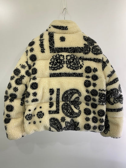 【中古品】【メンズ】  MONCLER × PALM ANGELS モンクレールパームエンジェルス BADEN PAISLEY FLEECE JACKET バーデン ペイズリー フリース ジャケット 141-240617-cn-4-min サイズ：2 カラー：ペイズリー柄 万代Net店