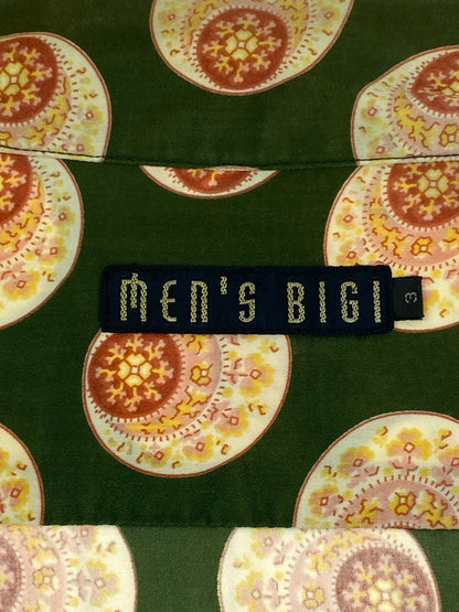 【中古品】【メンズ】 MEN'S BIGI メンズビギ 90S 総柄オープンカラーシャツ 1990年代 メンズ トップス 長袖シャツ 146-260617-KS-21-min サイズ：3 カラー：マルチカラー 万代Net店
