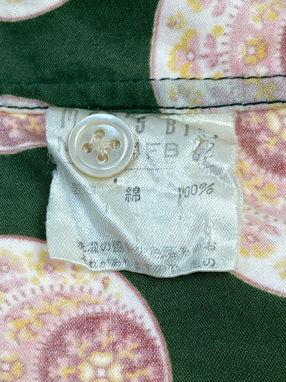 【中古品】【メンズ】 MEN'S BIGI メンズビギ 90S 総柄オープンカラーシャツ 1990年代 メンズ トップス 長袖シャツ 146-260617-KS-21-min サイズ：3 カラー：マルチカラー 万代Net店