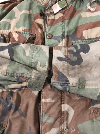 【現状渡し品】【メンズ】 US ARMY ユーエスアーミー M65 FIELD JACKET SCOVILL ZIP スコービル ジップ フィールドジャケット メンズ アウター ミリタリー アウトドア 146-260510-em-61-min カラー：ブラウン系（カモ） 万代Net店