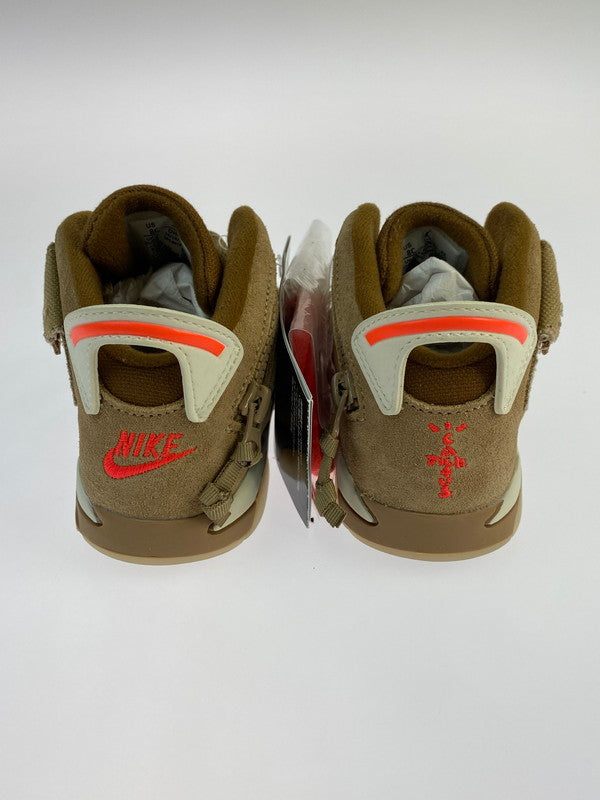 【中古美品】【キッズ】 NIKE ナイキ KIDS DH0692-200 JORDAN 6 RETRO SP (TD) SNEAKER キッズ スニーカー シューズ 靴 173-240614-ab-11-min サイズ：14.0cm カラー：BRITISH KHAKI/BRIGHT CRIMSON 万代Net店