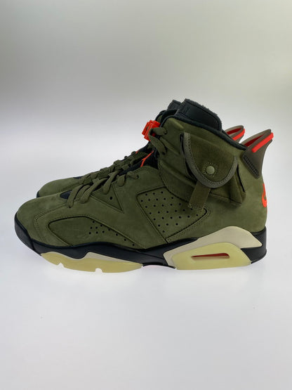 【中古美品】【メンズ】 NIKE ナイキ CN1084 200 AIR JORDAN 6 RETRO SP SNEAKER エアジョーダン スニーカー シューズ 靴 160-240611-ab-14-min サイズ：30cm カラー：MEDIUM OLIVE/INFRARED-BLACK 万代Net店