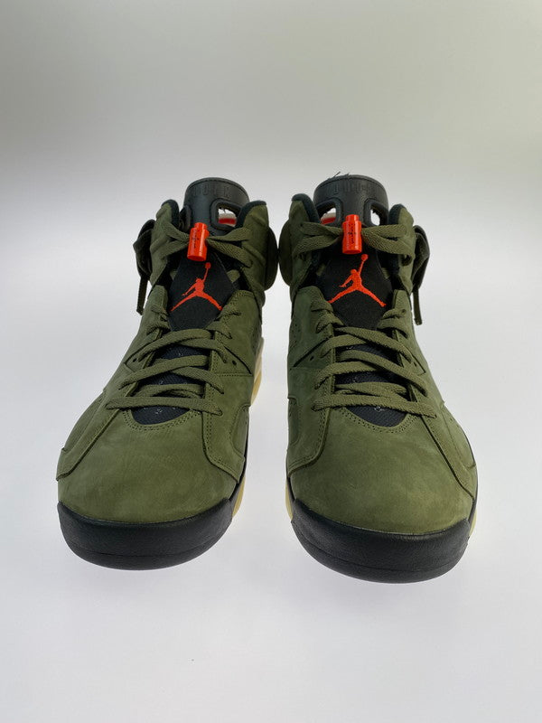 【中古美品】【メンズ】 NIKE ナイキ CN1084 200 AIR JORDAN 6 RETRO SP SNEAKER エアジョーダン スニーカー シューズ 靴 160-240611-ab-14-min サイズ：30cm カラー：MEDIUM OLIVE/INFRARED-BLACK 万代Net店