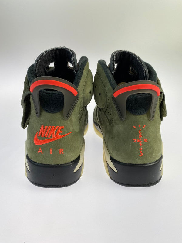 【中古美品】【メンズ】 NIKE ナイキ CN1084 200 AIR JORDAN 6 RETRO SP SNEAKER エアジョーダン スニーカー シューズ 靴 160-240611-ab-14-min サイズ：30cm カラー：MEDIUM OLIVE/INFRARED-BLACK 万代Net店