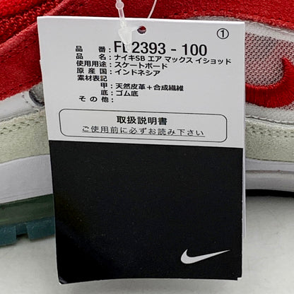 【中古美品】【メンズ】 NIKE SB ナイキエスビー AIR MAX ISHOD FB2393-100 エアマックス イショッド スニーカー シューズ 靴 160-240625-ay-15-izu サイズ：27cm カラー：WHITE/VARSITY RED-SUMMIT WHITE 万代Net店