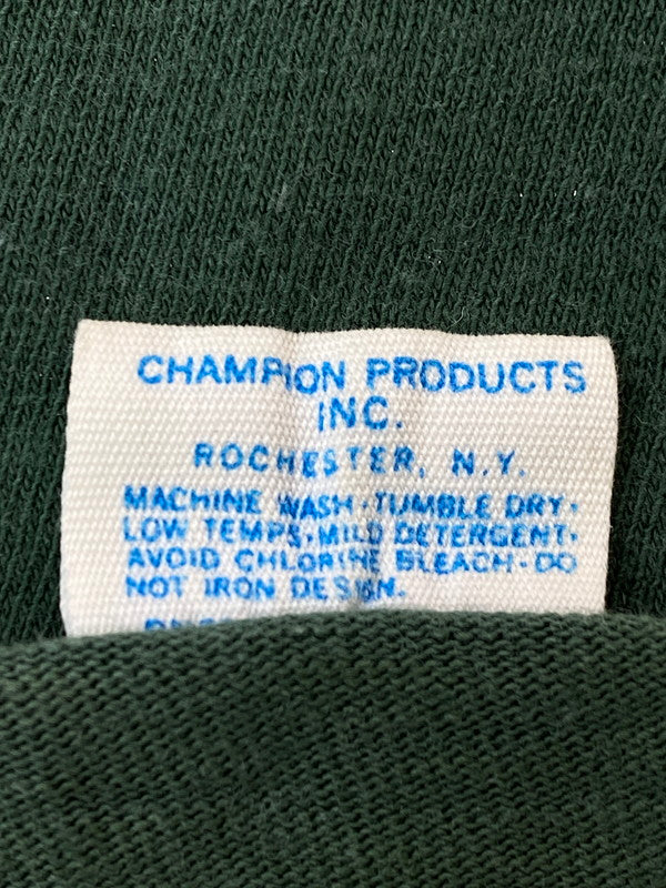 【中古品】【メンズ】 Champion チャンピオン バータグ後期 70-80S NOTRE DAMET-SHIRT 半袖Tシャツ ティーシャツ 146-240630-as-25-min サイズ：S カラー：グリーン 万代Net店