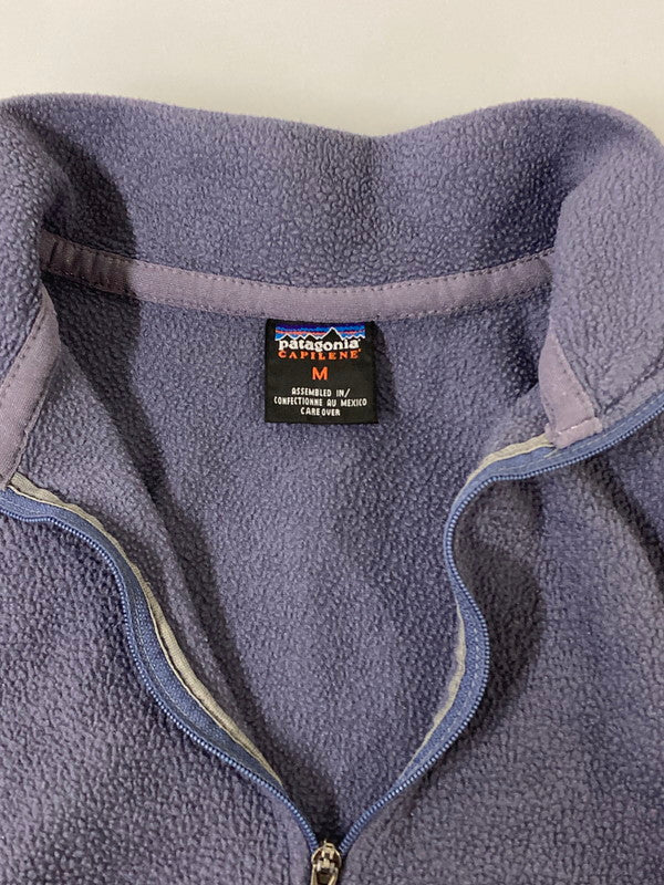 【中古品】【メンズ】 patagonia パタゴニア 90’S CAPILENE HALF ZIP FLEECE フリース 144-241011-cn-21-min サイズ：M カラー：パープル 万代Net店