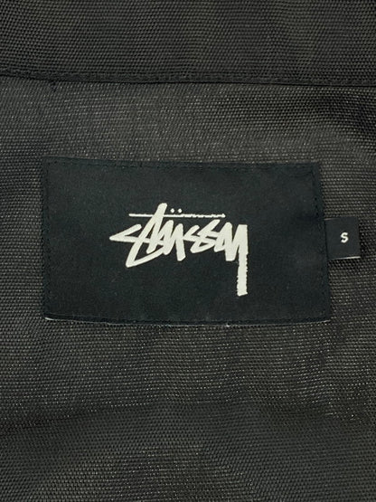 【中古品】【レディース】 STUSSY ステューシー SHORT COACHES JACKET ショート コーチジャケット アウター 170-240813-me-35-min サイズ：S カラー：ブラック 万代Net店