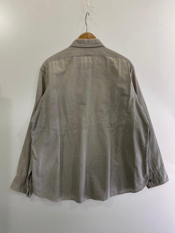 【現状渡し品】【メンズ】  FRUIT OF THE LOOM フルーツオブ ザルーム 50-60S SERVICE SHIRT 長袖シャツ トップス 146-240622-me-23-min サイズ：16 1/2 カラー：グレー 万代Net店