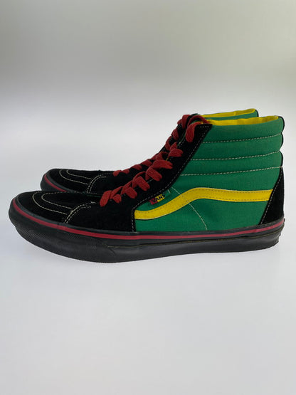 【中古品】【メンズ】 VANS バンズ SK8-HI”RASTA PACK” 2008年製 スケート ハイ ラスタ スニーカー シューズ 靴 162-240621-me-04-min サイズ：28.0cm カラー：グリーン/ブラック 万代Net店