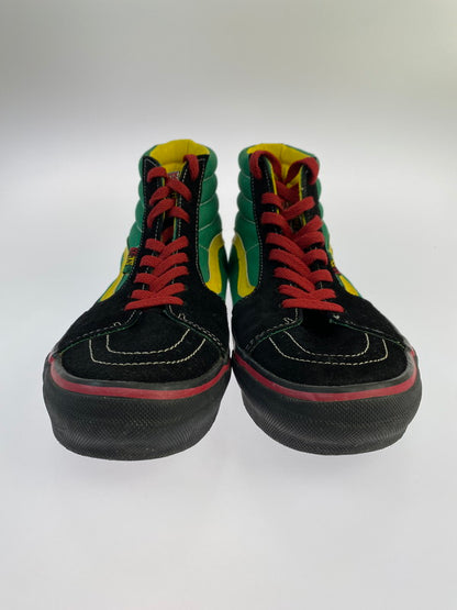 【中古品】【メンズ】 VANS バンズ SK8-HI”RASTA PACK” 2008年製 スケート ハイ ラスタ スニーカー シューズ 靴 162-240621-me-04-min サイズ：28.0cm カラー：グリーン/ブラック 万代Net店