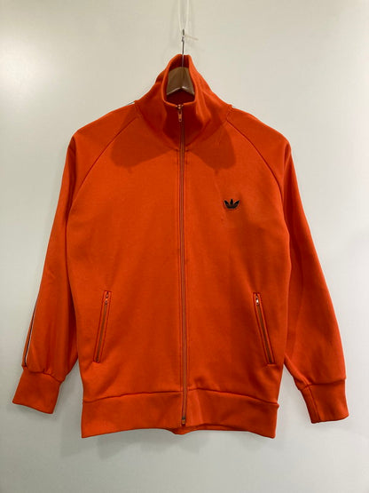 【中古品】【メンズ】 adidas アディダス トレフォイルロゴ後期 80S TRACK JACKET トラック ジャケット トップス 146-240704-me-03-min サイズ：サイズ不明 カラー：オレンジ 万代Net店