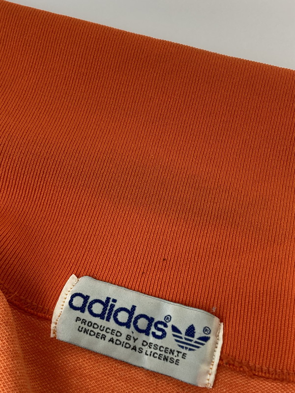 【中古品】【メンズ】 adidas アディダス トレフォイルロゴ後期 80S TRACK JACKET トラック ジャケット トップス 146-240704-me-03-min サイズ：サイズ不明 カラー：オレンジ 万代Net店