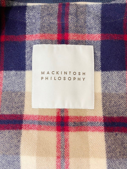 【中古品】【メンズ】 MACKINTOSH PHILOSOPHY マッキントッシュフィロソフィー H1C11-205-29 ステンカラーコート アウター 141-240705-jt-03-min サイズ：40 カラー：ネイビー 万代Net店