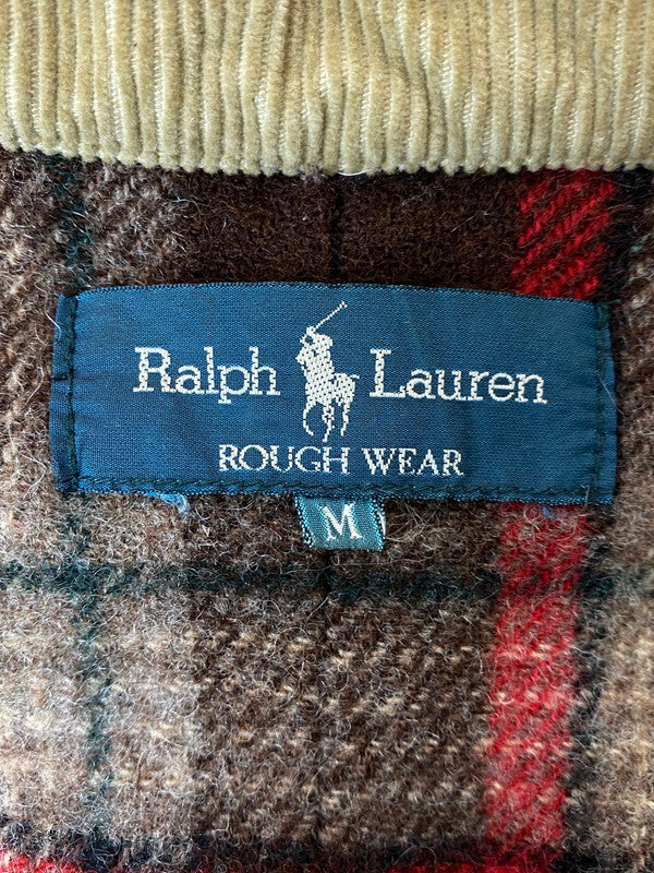 【中古品】【レディース】 RALPH LAUREN ラルフローレン ROUGH WEAR 襟コーデュロイデニムジャケット 169-241122-ks-17-min サイズ：M カラー：インディゴ 万代Net店