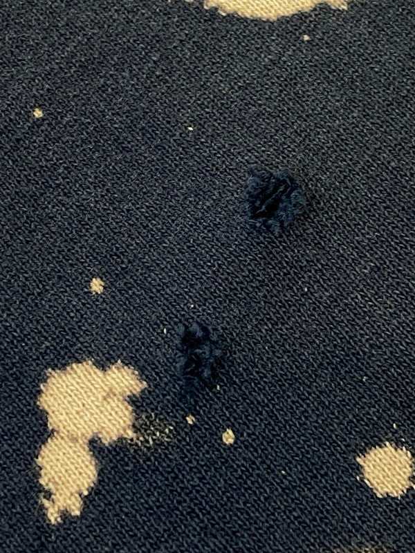 【現状渡し品】【レディース】 LADY CHAMPION レディチャンピオン USA製 80S TIE-DYE COLLEGE LOGO ZIP HOODIE ロゴジップ フーディー パーカー 170-240622-me-26-min サイズ：S カラー：ネイビー系 万代Net店