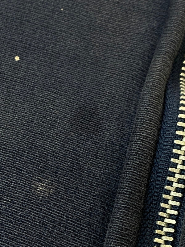 【現状渡し品】【レディース】 LADY CHAMPION レディチャンピオン USA製 80S TIE-DYE COLLEGE LOGO ZIP HOODIE ロゴジップ フーディー パーカー 170-240622-me-26-min サイズ：S カラー：ネイビー系 万代Net店